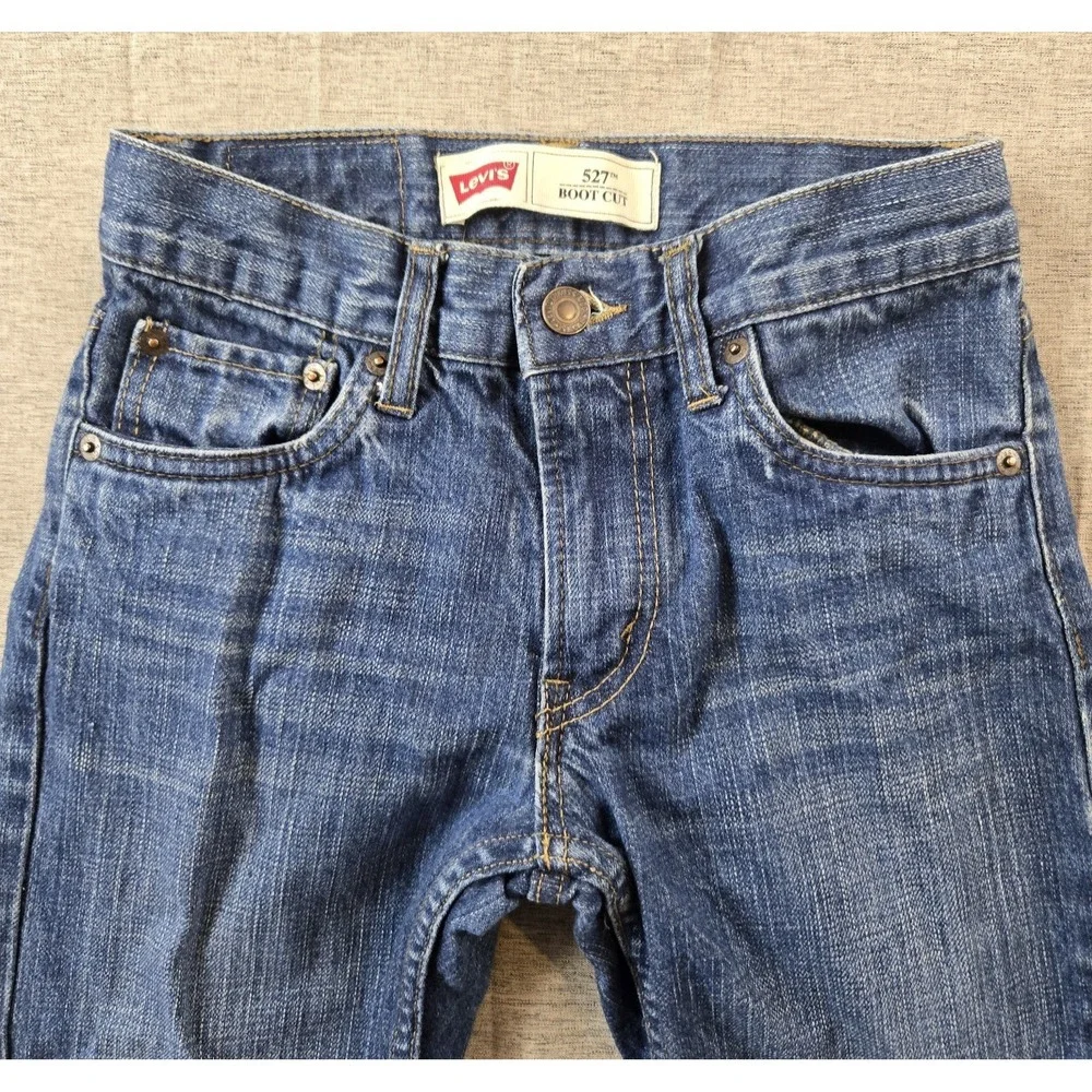 LEVI'S 527 Girl's Bootcut Denim Jeans 100% Cotton 24